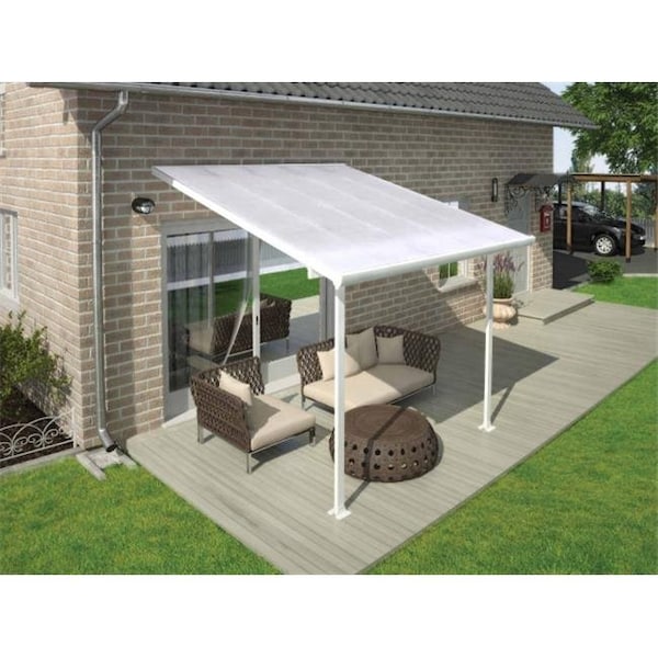 Palram - Canopia HG9310 Feria Patio Cover - 10 ft. x 10 ft. - White